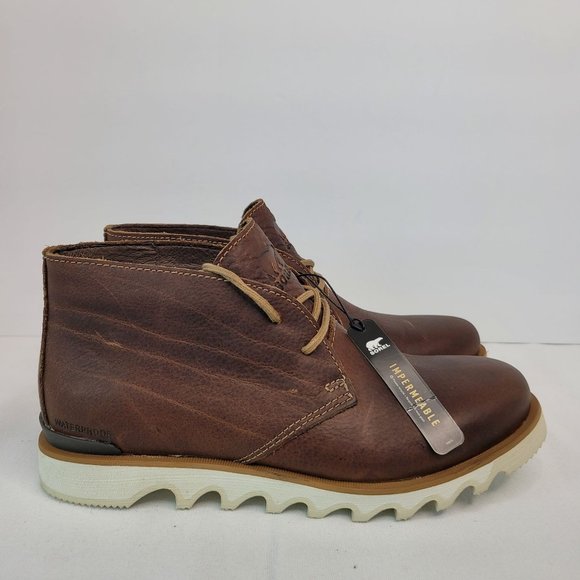 Sorel Kezar Chukka WP Boots Men's Elk NM3943-286 US Size 9 NWT